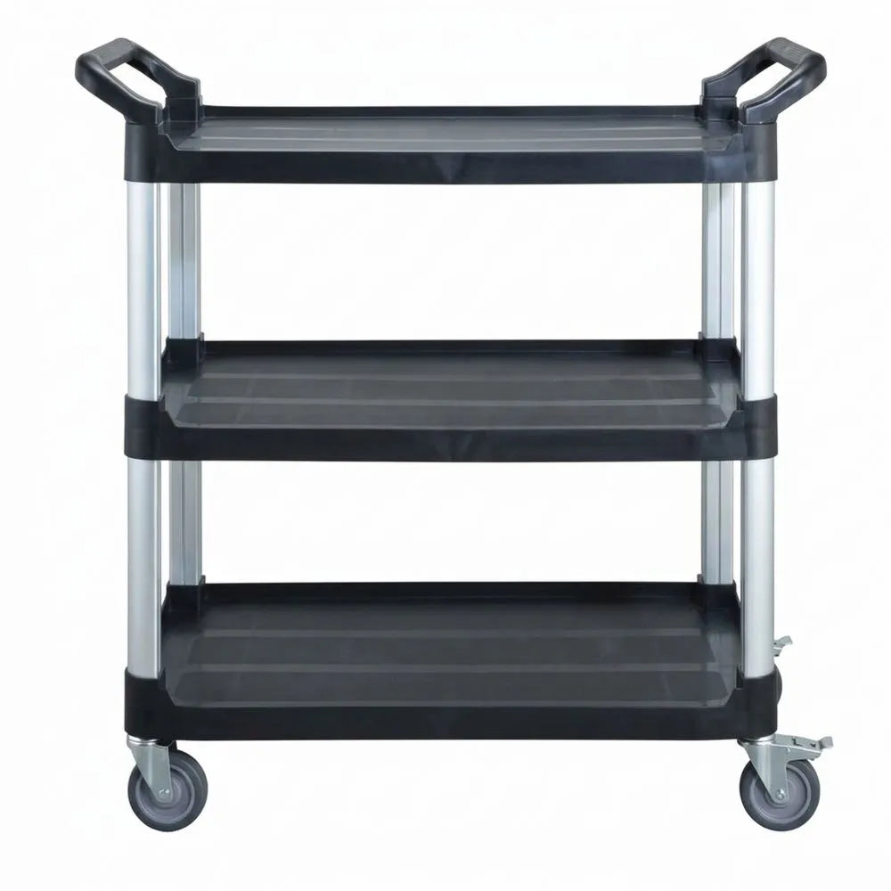 Multifunktionaler Servierwagen mit 3 Ebenen, 250 kg Tragkraft, ideal für Gastronomie und Hotels